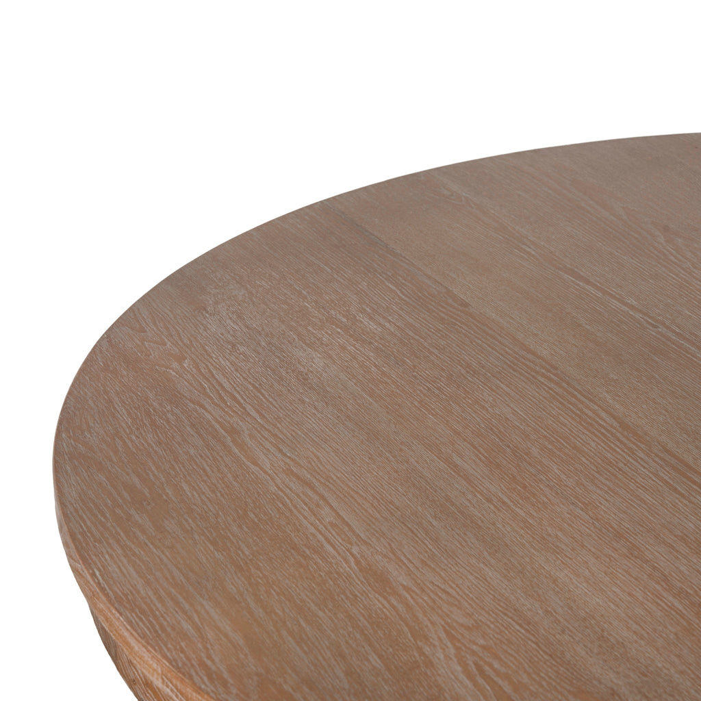 1.2m Round Elm Siena Dining Table - Natural