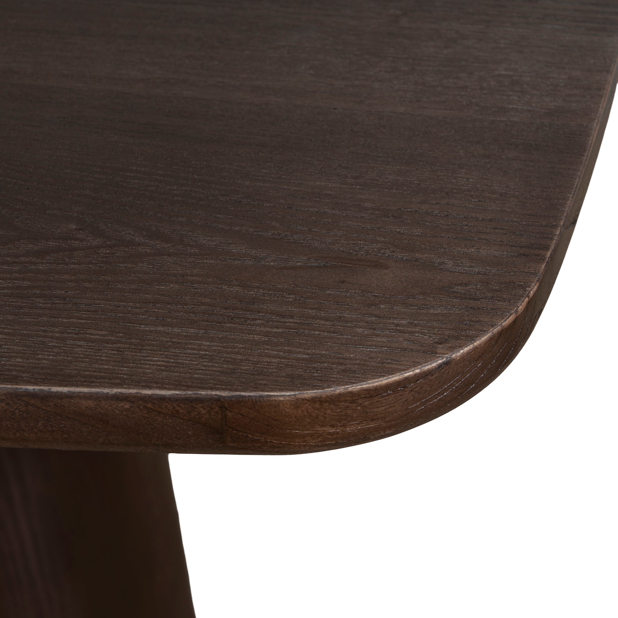 2.2m Elm Siena Dining Table - Walnut