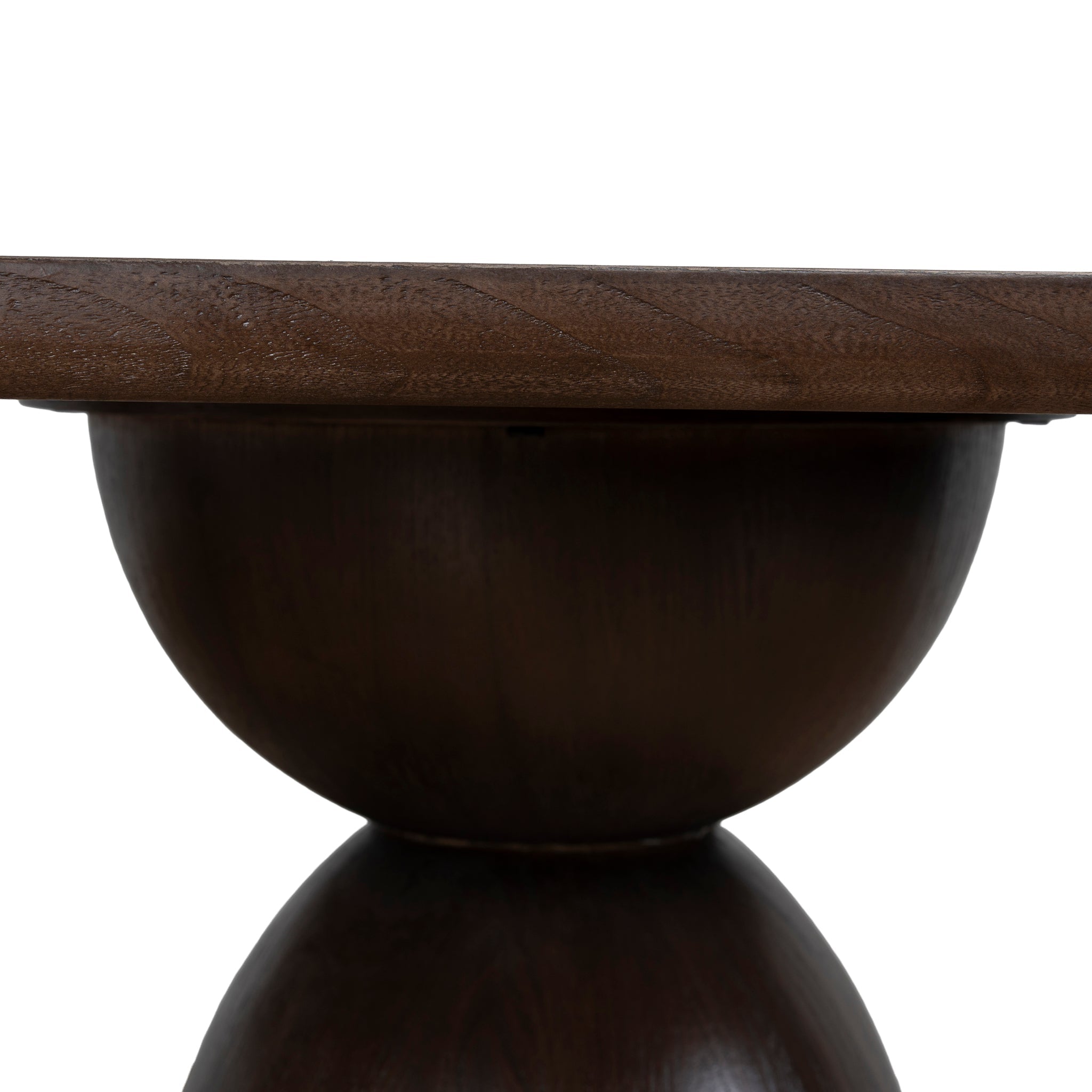 2.2m Elm Siena Dining Table - Walnut