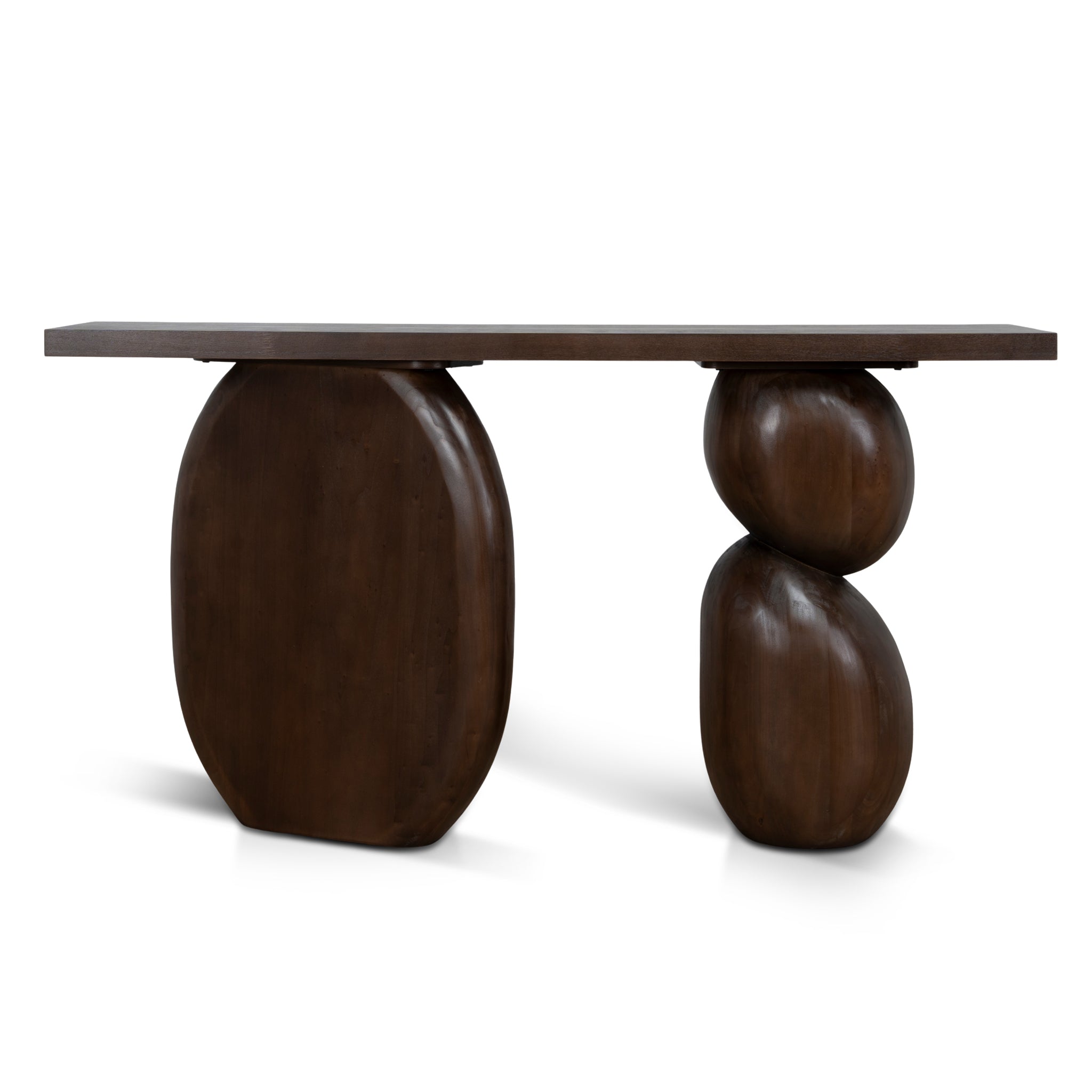 1.6m Elm Ferrara Console Table - Walnut