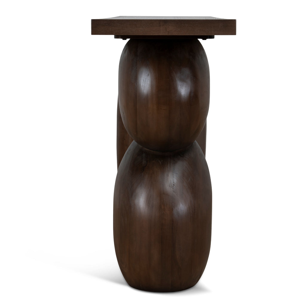 1.6m Elm Ferrara Console Table - Walnut