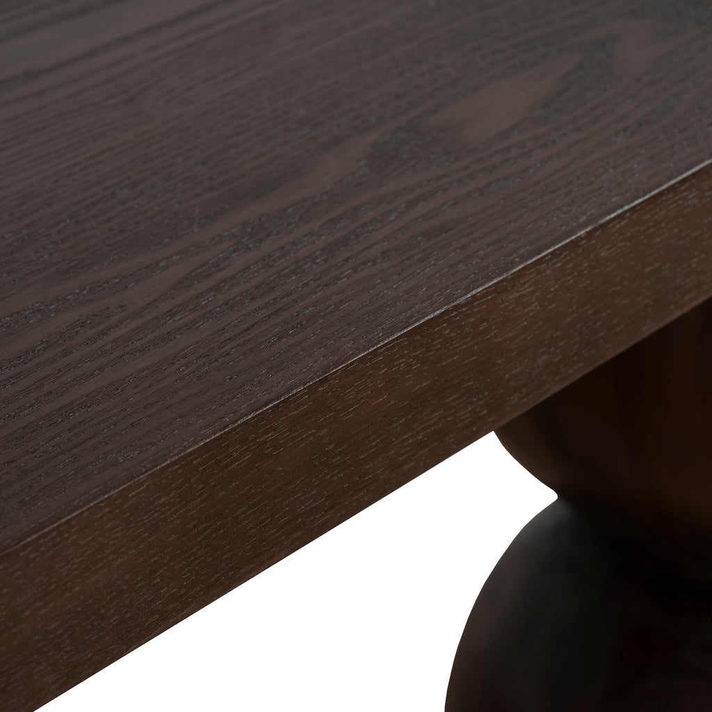 1.6m Elm Ferrara Console Table - Walnut