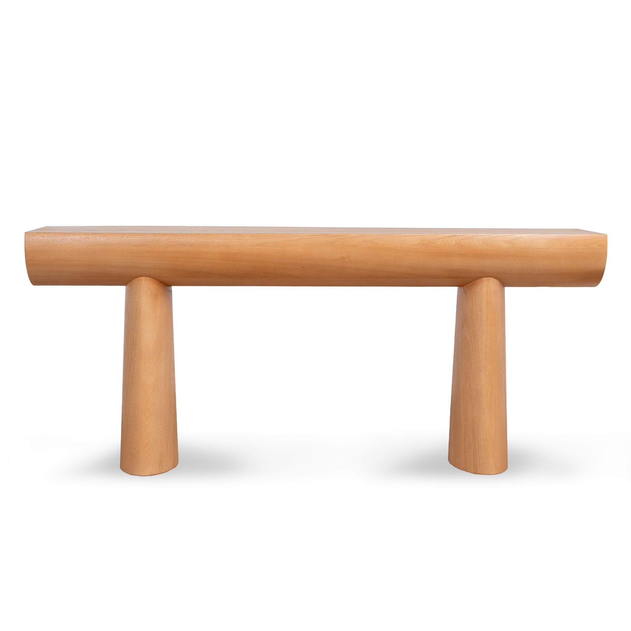 1.8m Elm Ferrara Console Table - Natural
