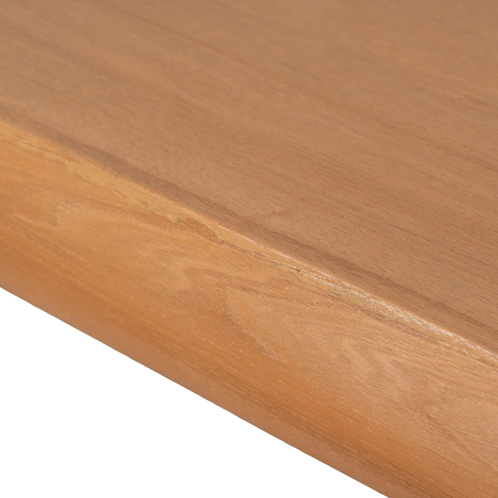 1.8m Elm Ferrara Console Table - Natural