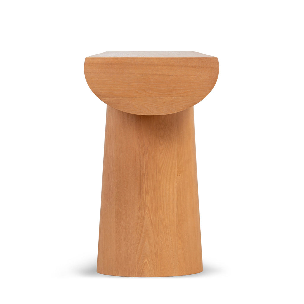 1.8m Elm Ferrara Console Table - Natural