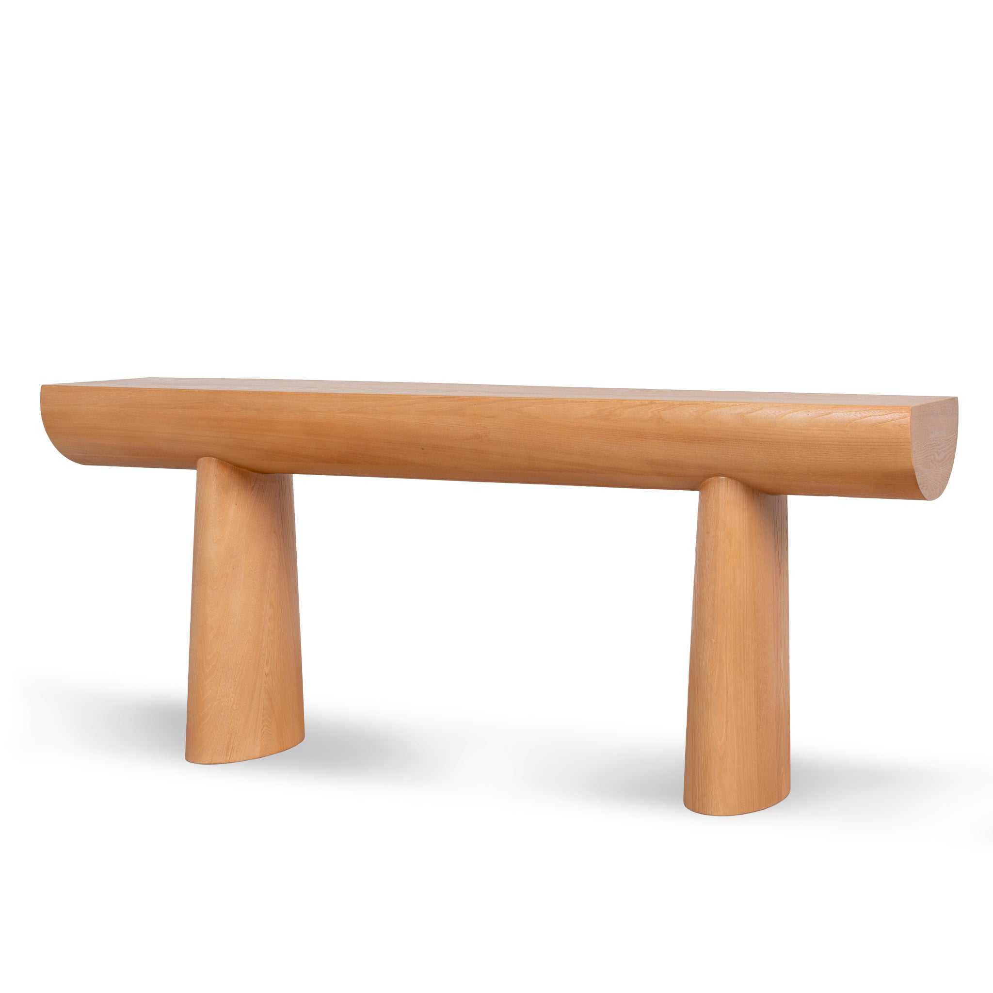 1.8m Elm Ferrara Console Table - Natural