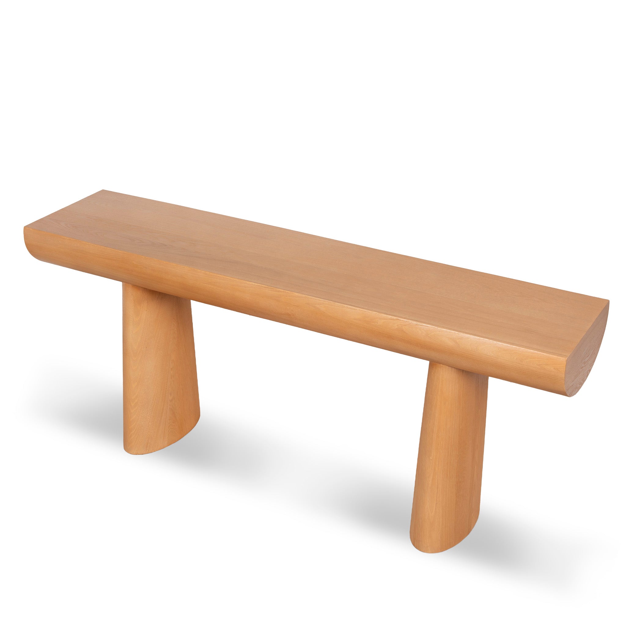 1.8m Elm Ferrara Console Table - Natural