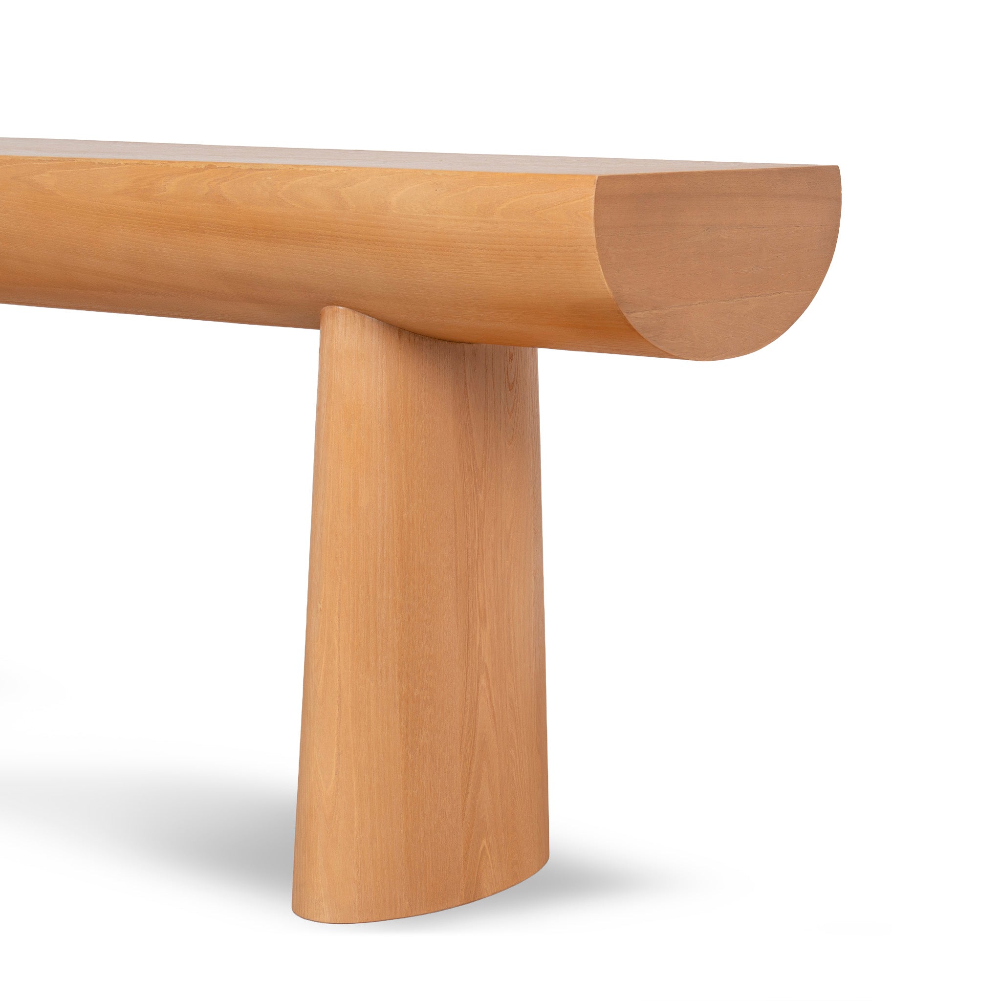 1.8m Elm Ferrara Console Table - Natural