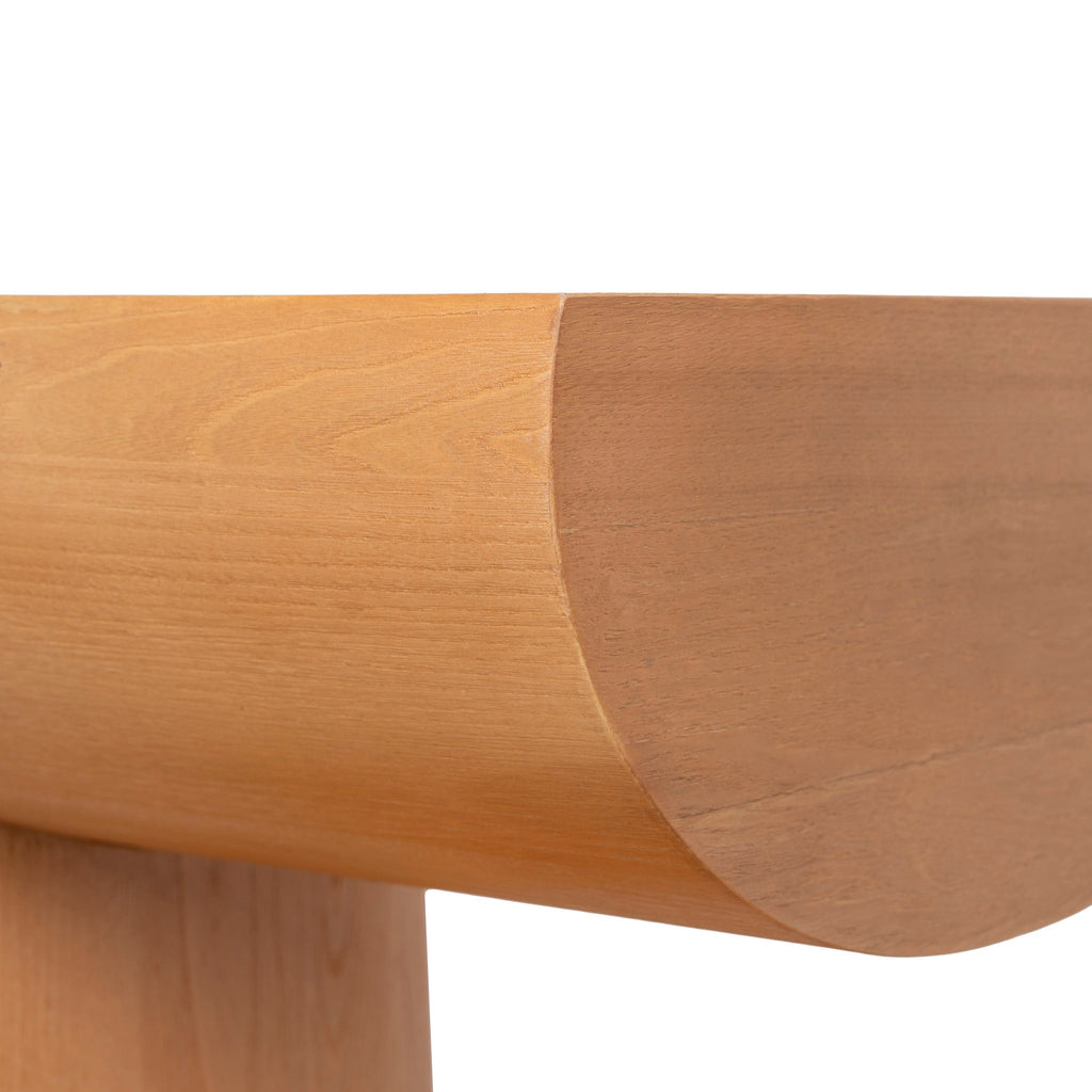 1.8m Elm Ferrara Console Table - Natural