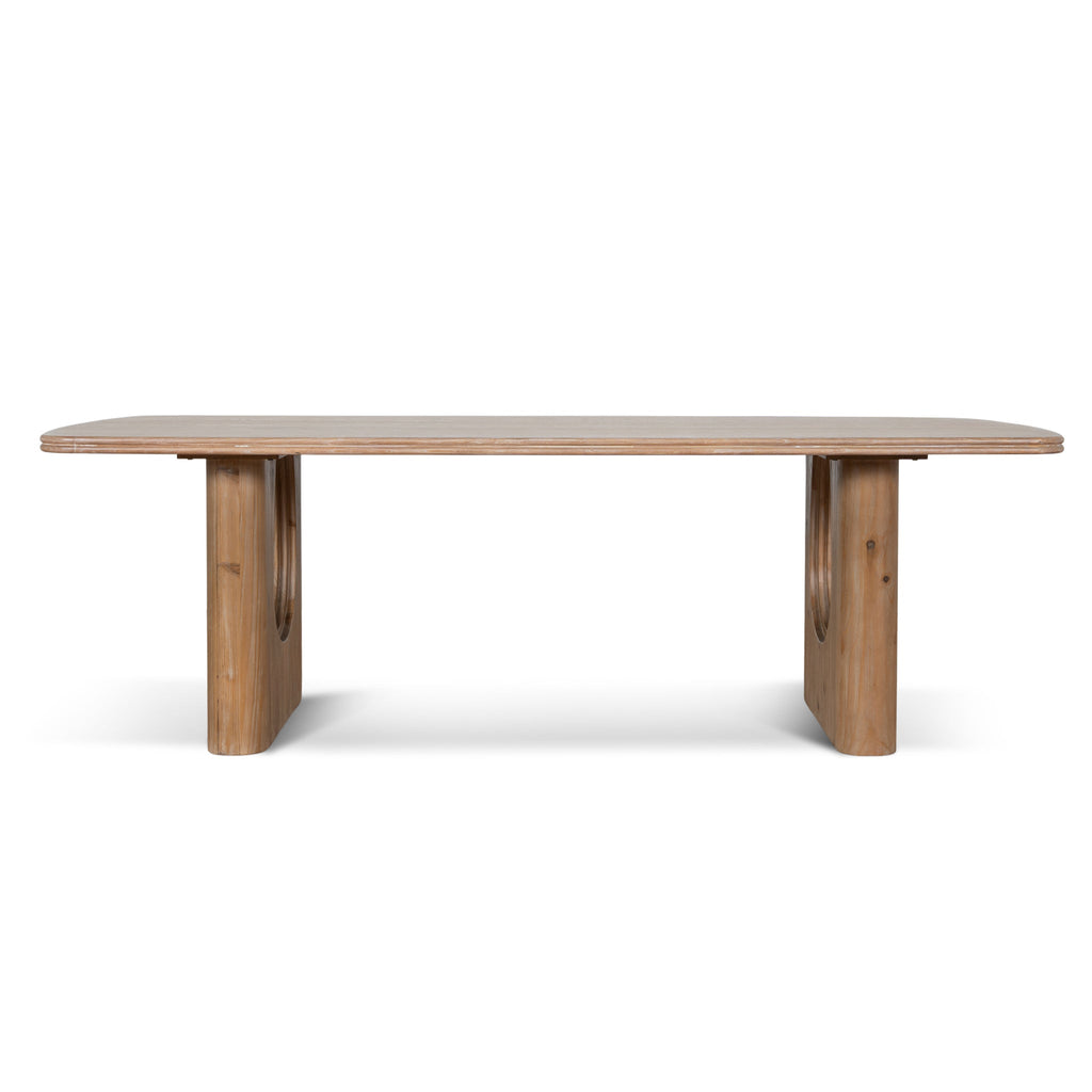 2.4m Elm Siena Dining Table - Natural