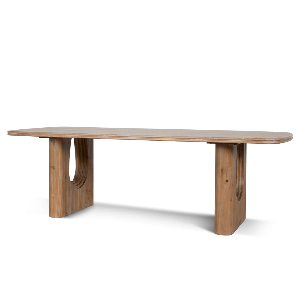 2.4m Elm Siena Dining Table - Natural