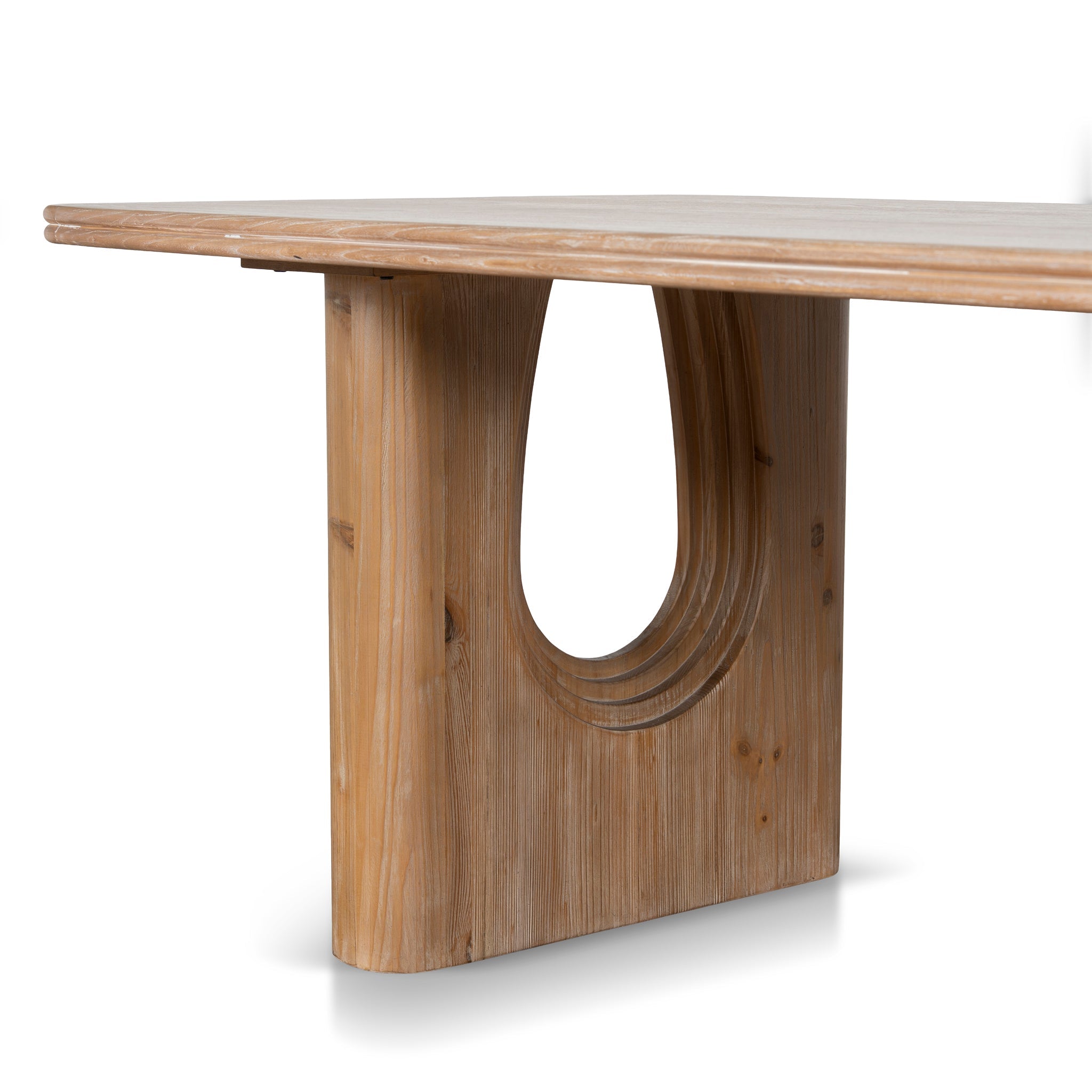 2.4m Elm Siena Dining Table - Natural