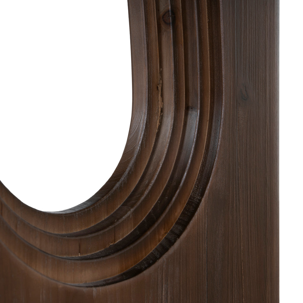 2.4m Elm Siena Dining Table - Walnut