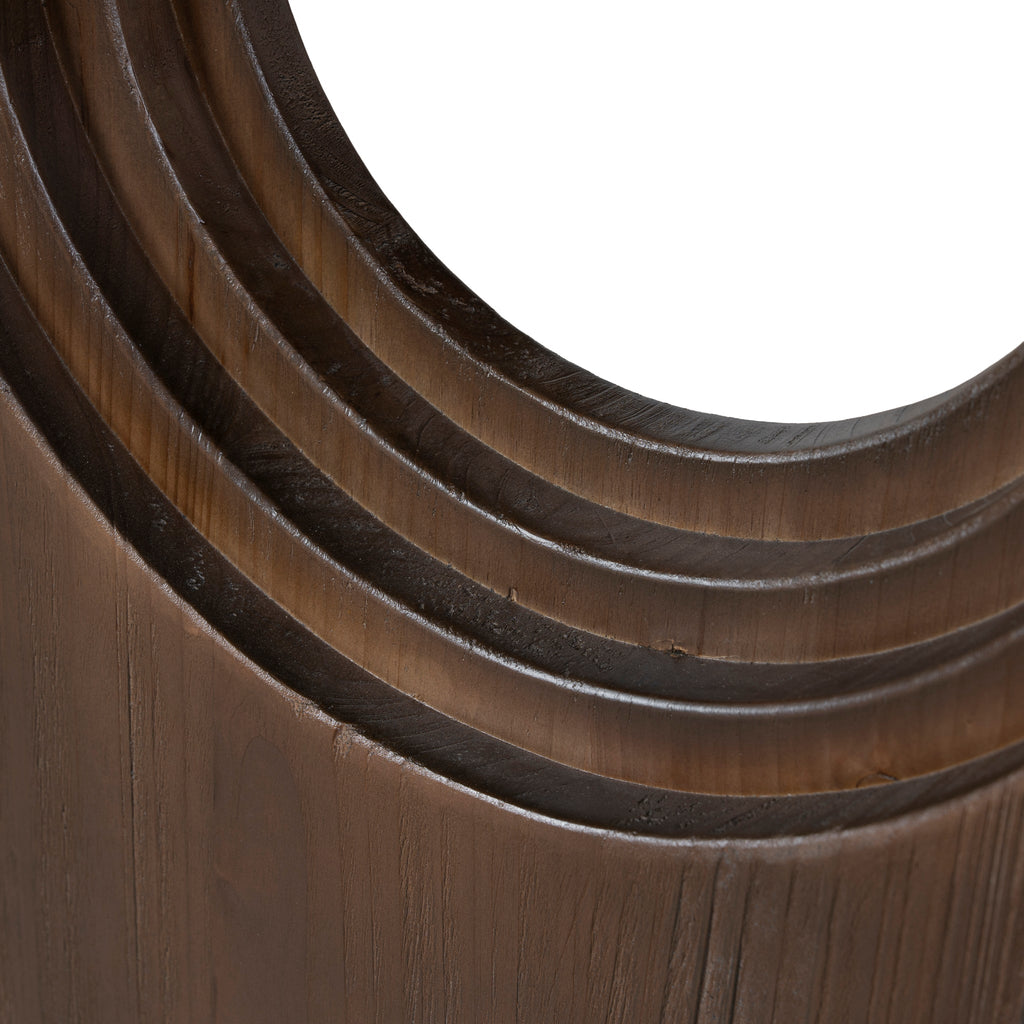 2.4m Elm Siena Dining Table - Walnut