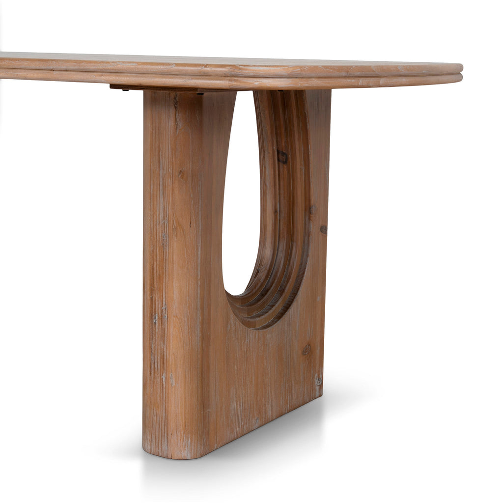 1.8m Elm Siena Dining Table - Natural