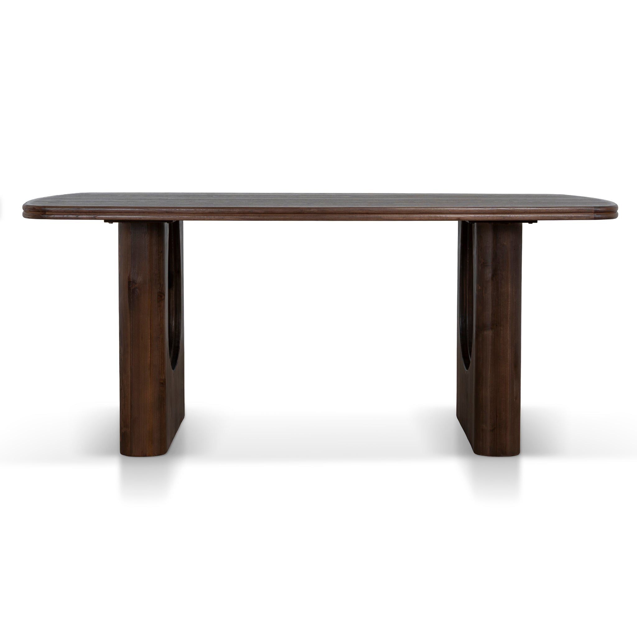 1.8m Elm Siena Dining Table - Walnut