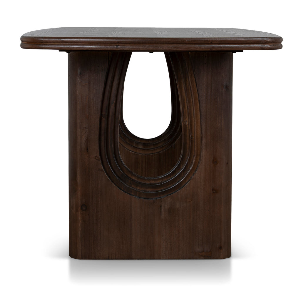 1.8m Elm Siena Dining Table - Walnut