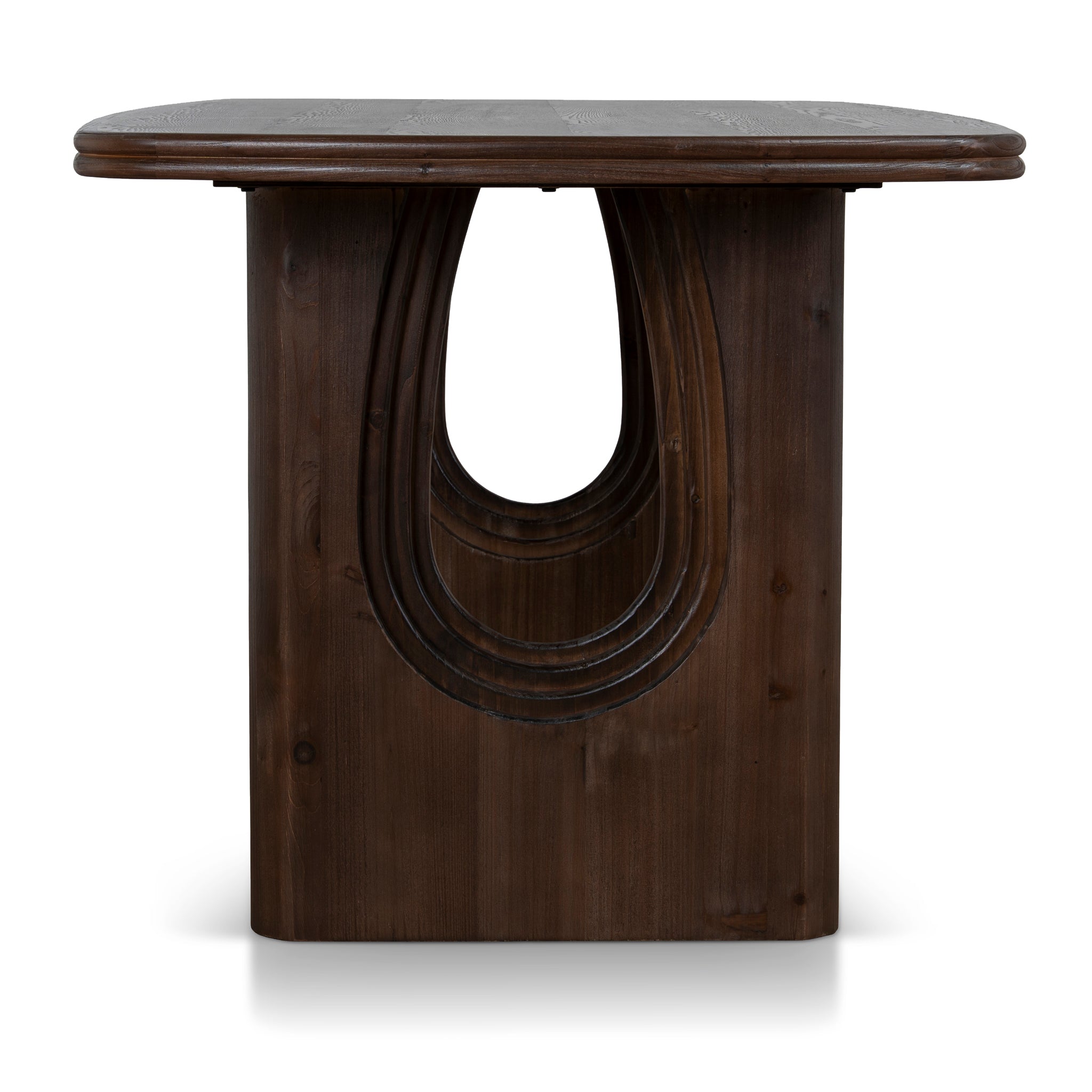 1.8m Elm Siena Dining Table - Walnut