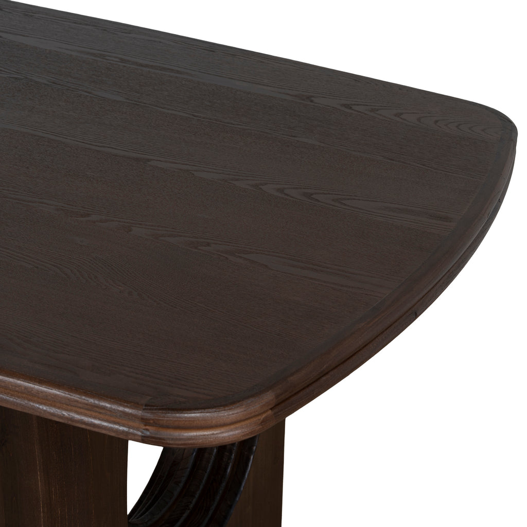 1.8m Elm Siena Dining Table - Walnut