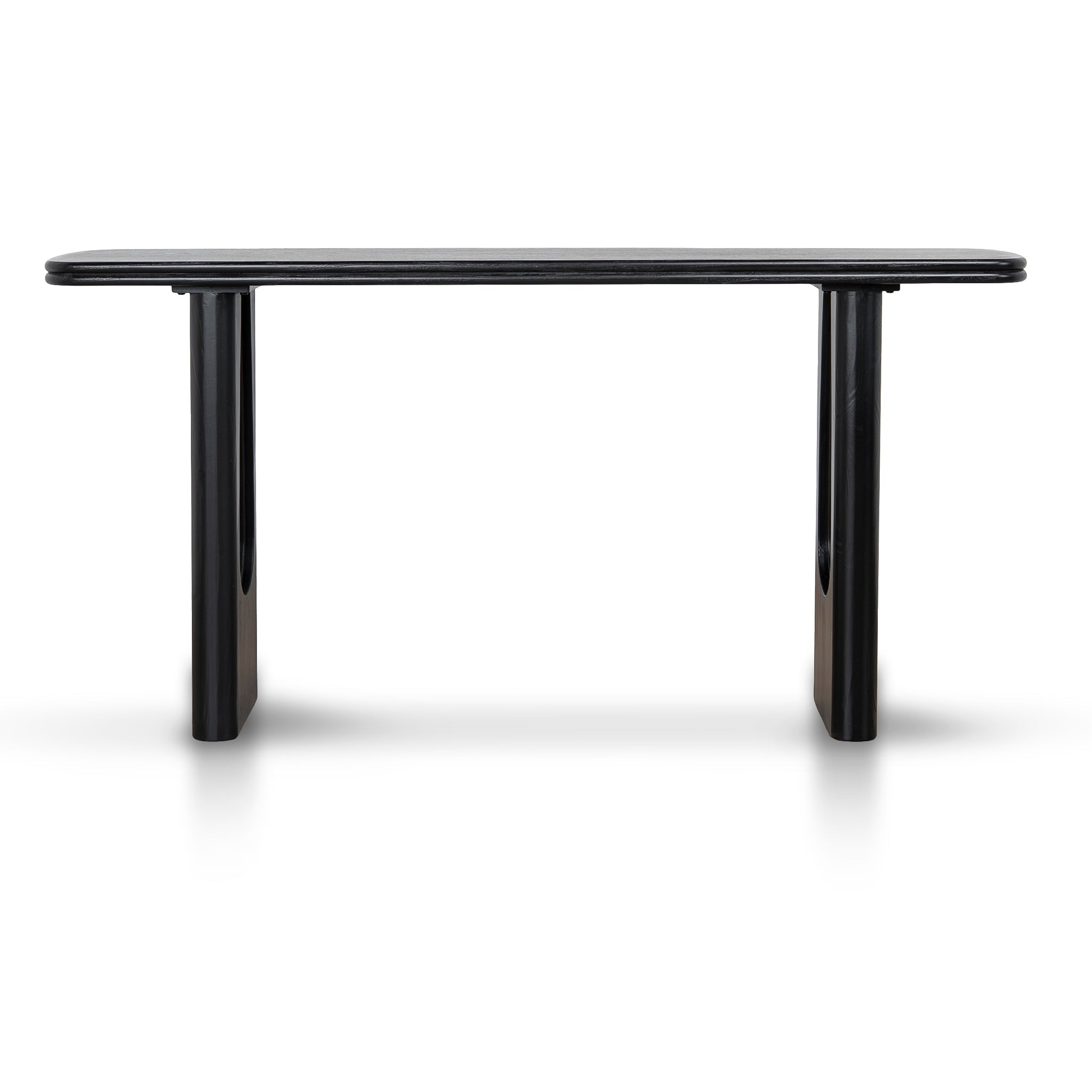 1.6m Ferrara Console Table - Full Black