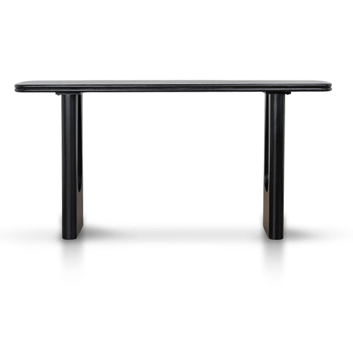 1.6m Ferrara Console Table - Full Black