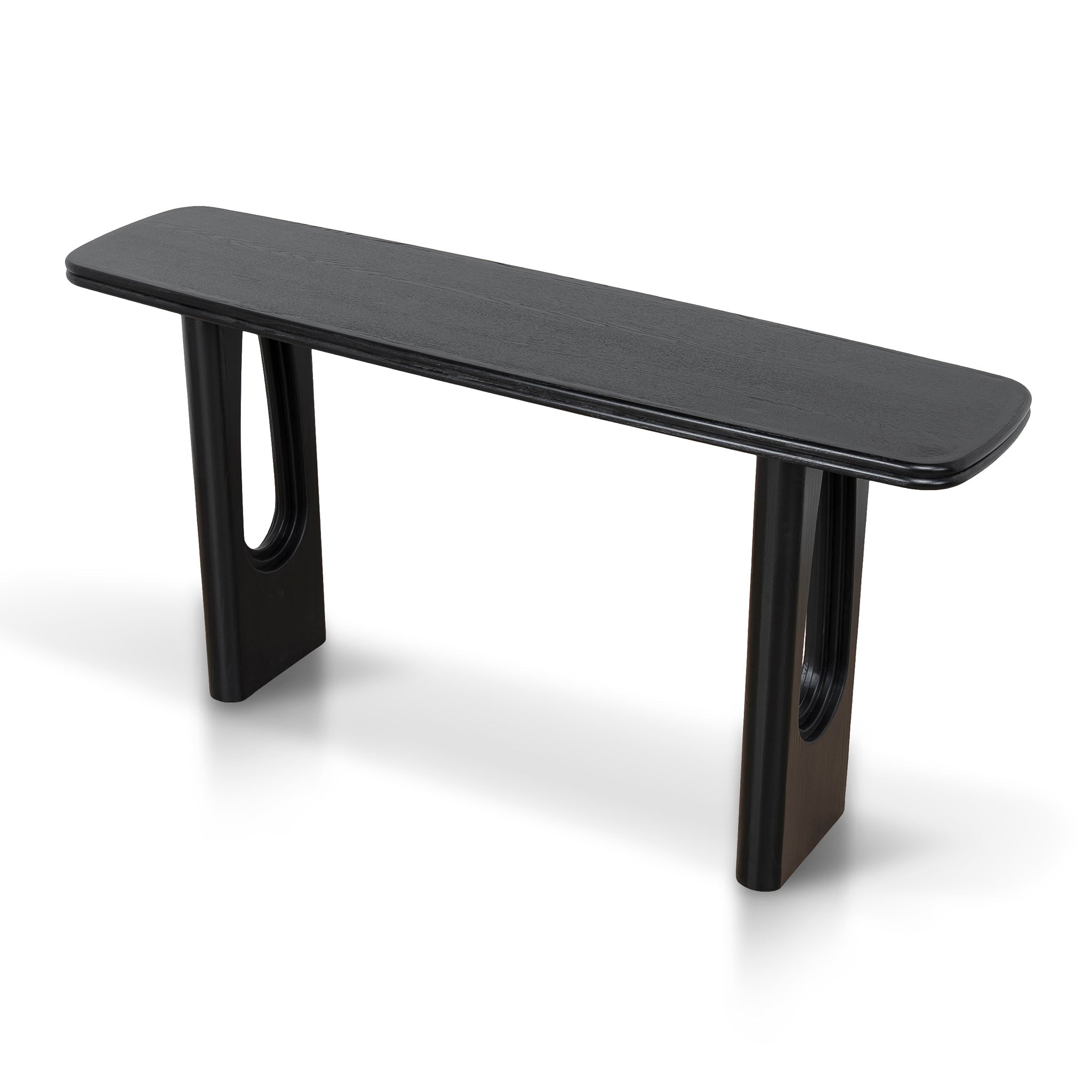 1.6m Ferrara Console Table - Full Black