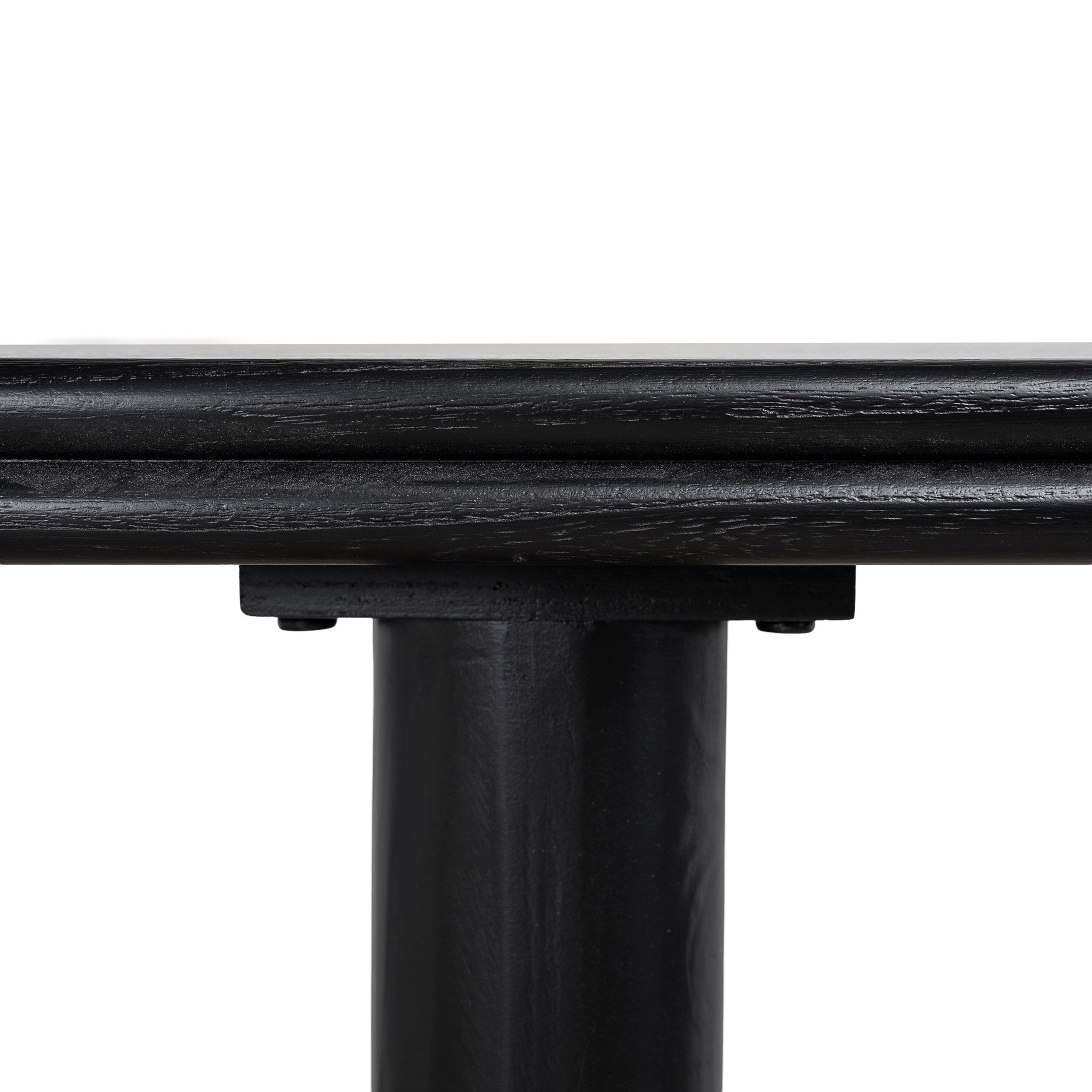 1.6m Ferrara Console Table - Full Black