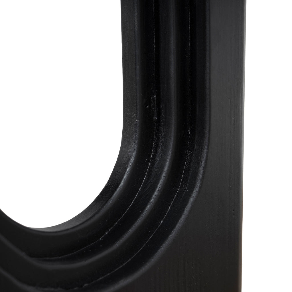1.6m Ferrara Console Table - Full Black