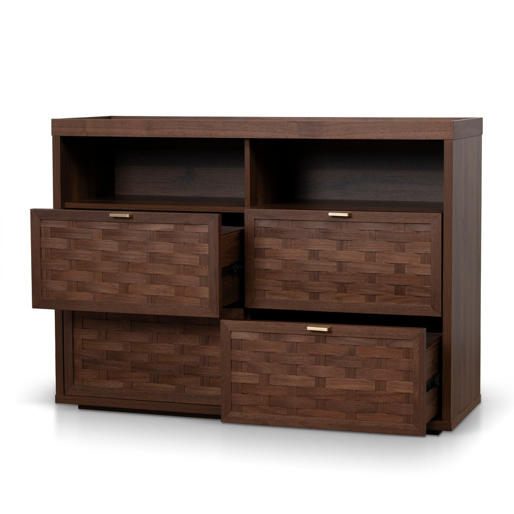 1.2m Modena Buffet Unit - Walnut