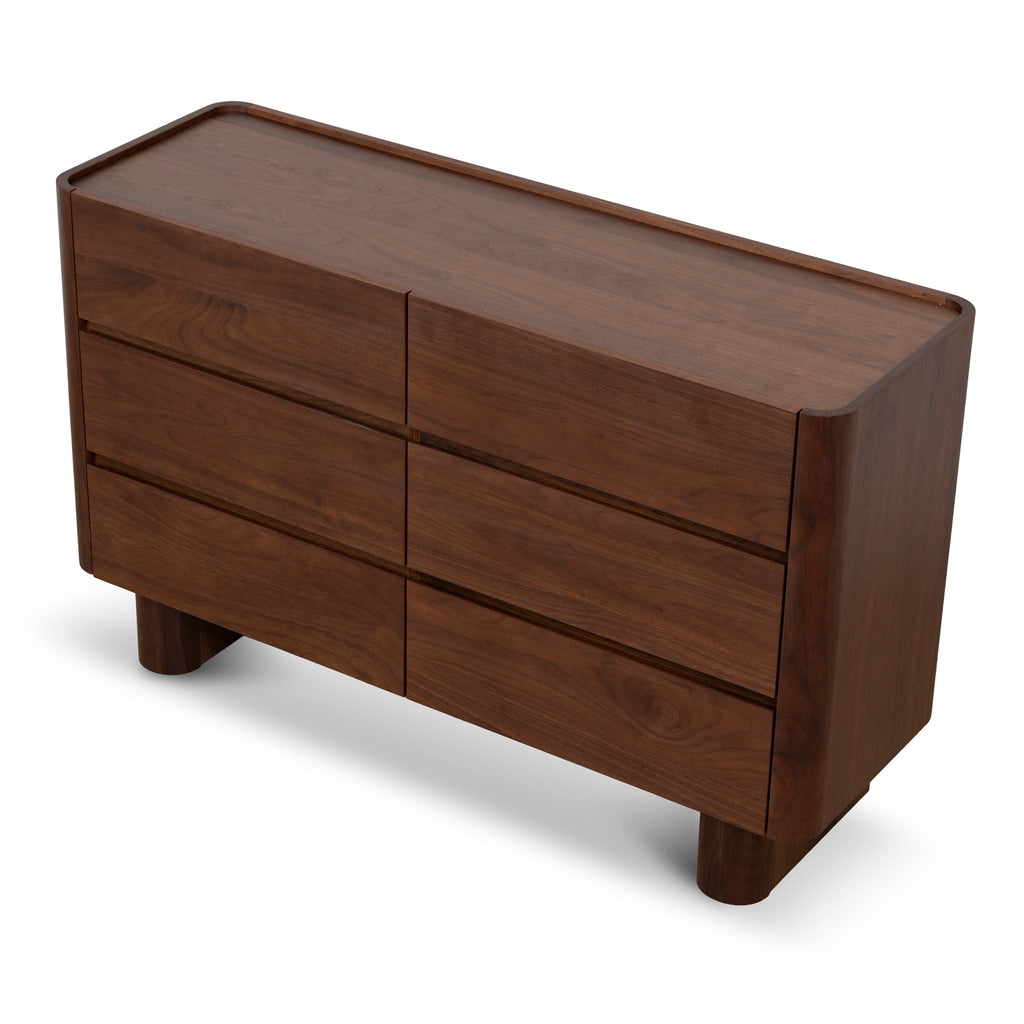 1.2m Chest of Drawer - Walnut