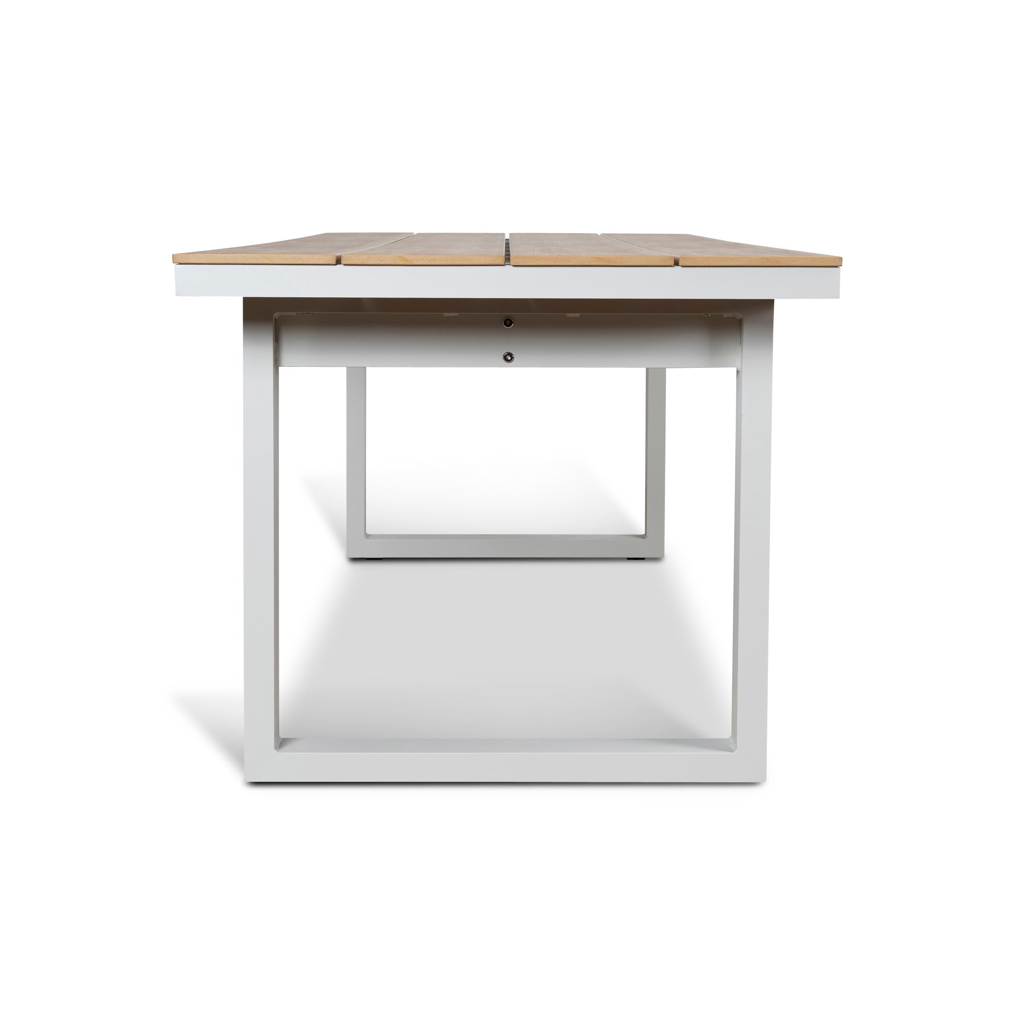 2.3m Sand White Outdoor Siena Dining Table - Natural