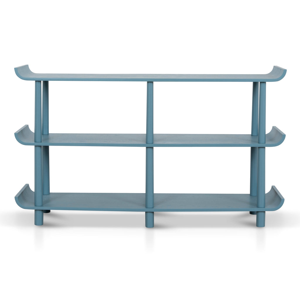 Wooden Shelving Unit - Light Blue