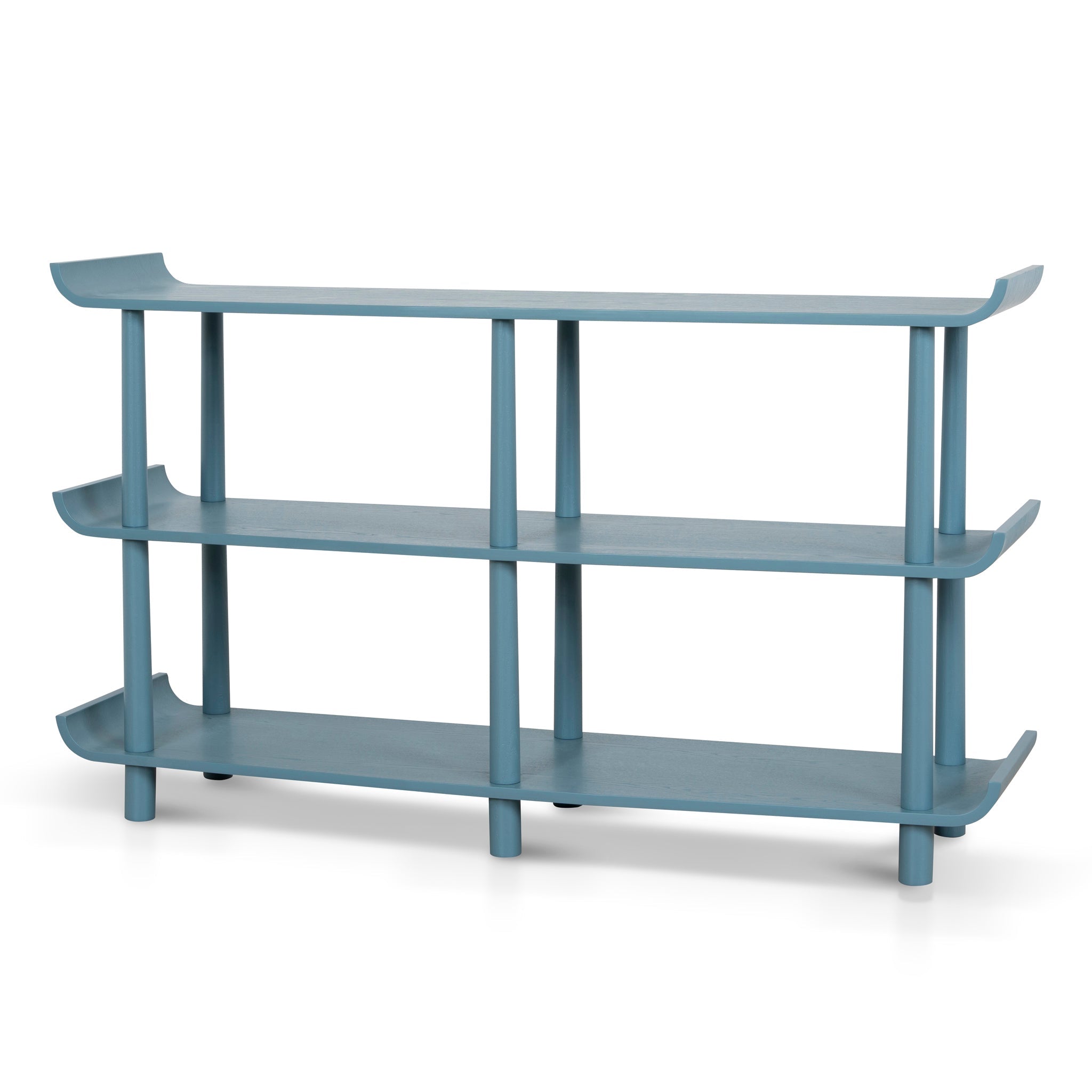 Wooden Shelving Unit - Light Blue