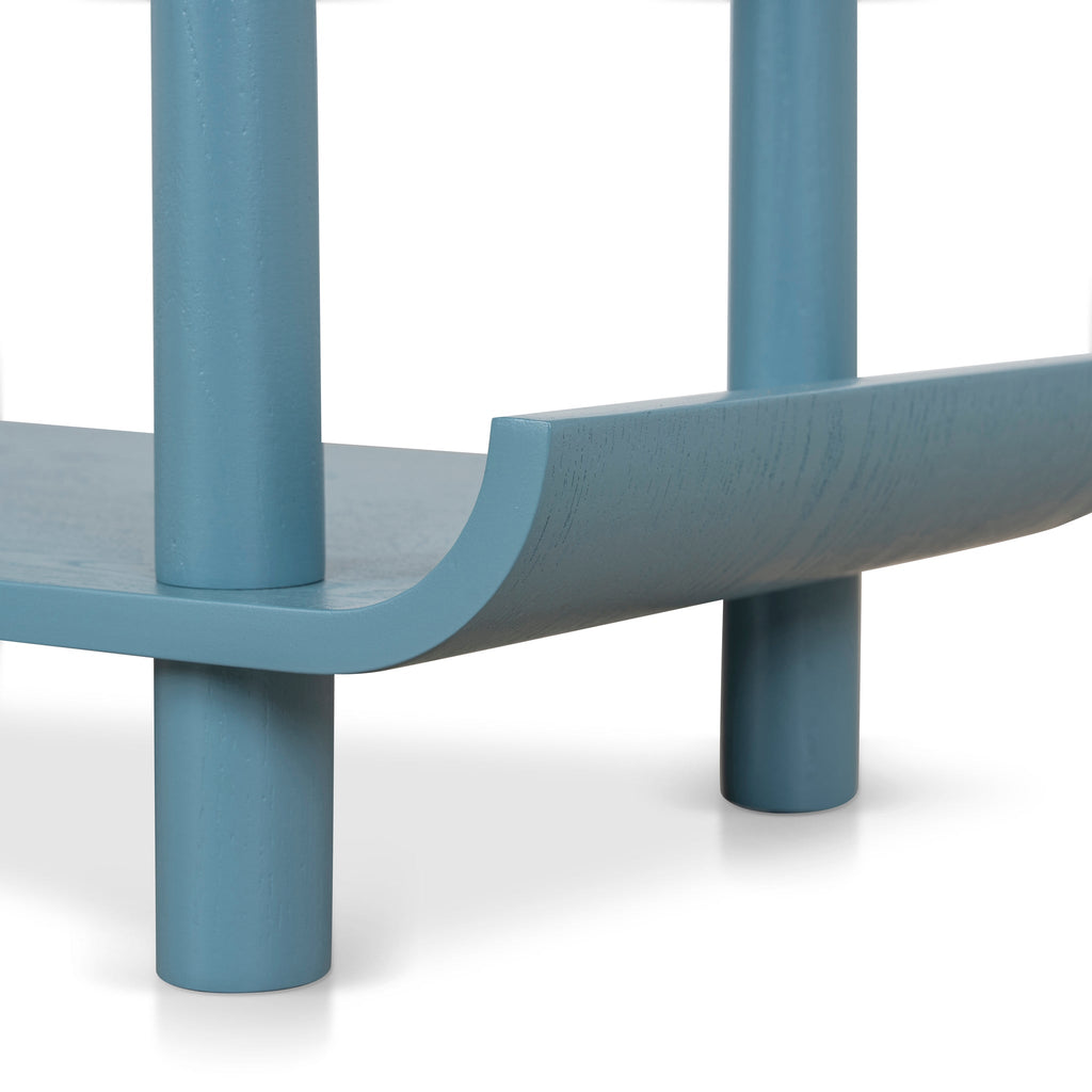 Wooden Shelving Unit - Light Blue