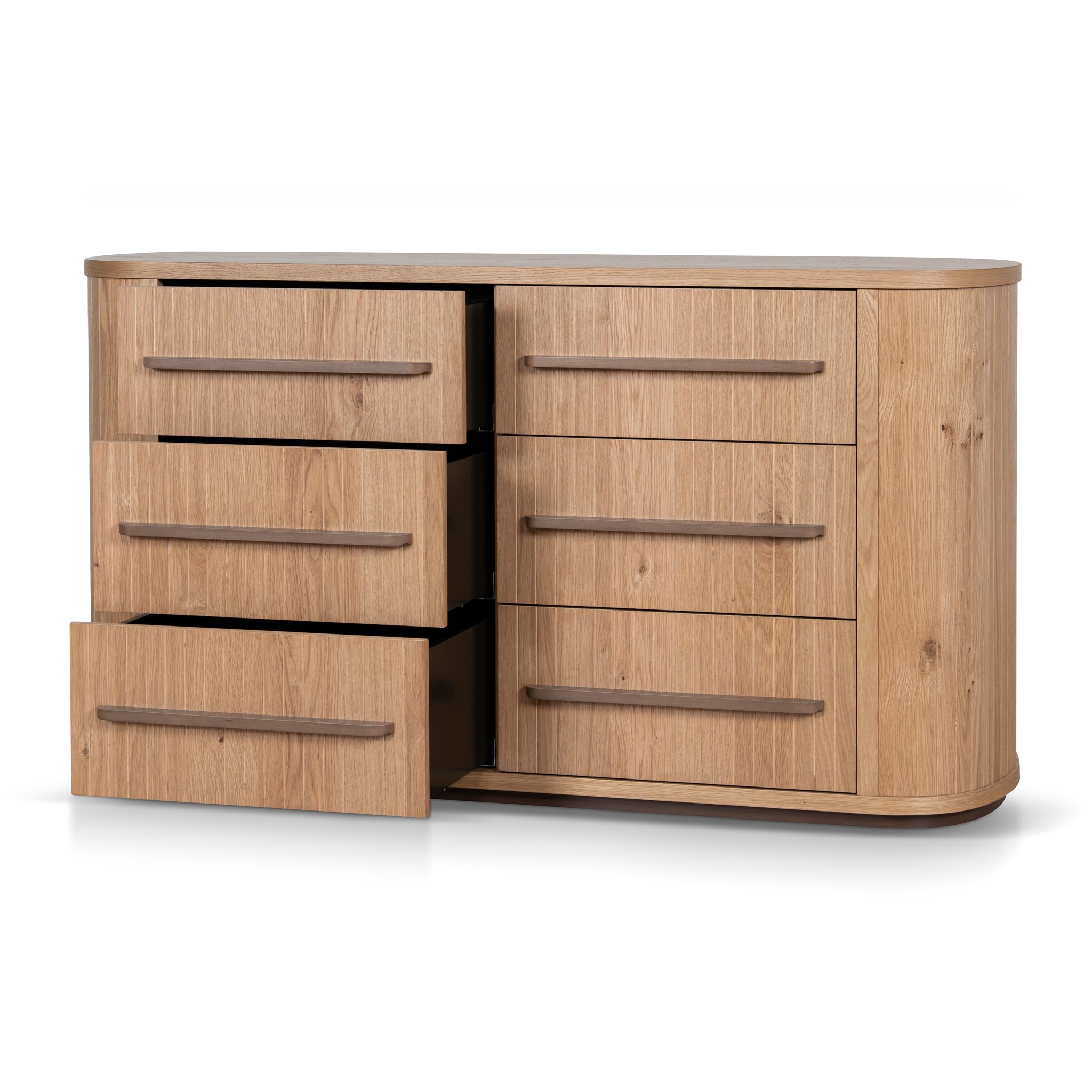Chest of 6 Drawers - Knotty Oak