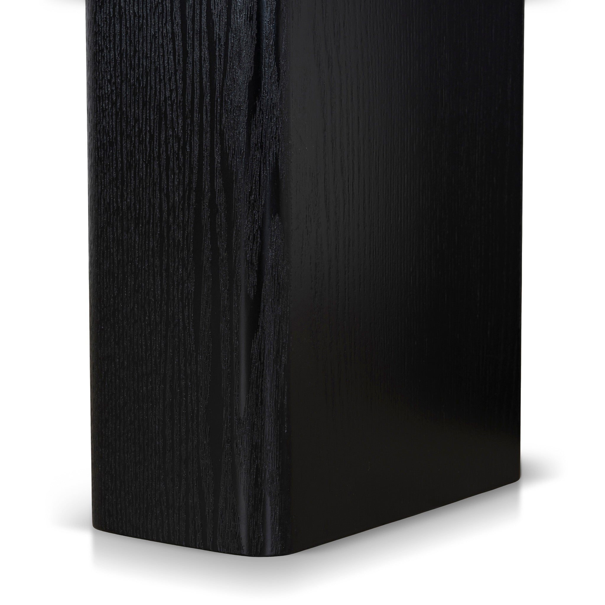 1.2m Round Siena Dining Table - Full Black