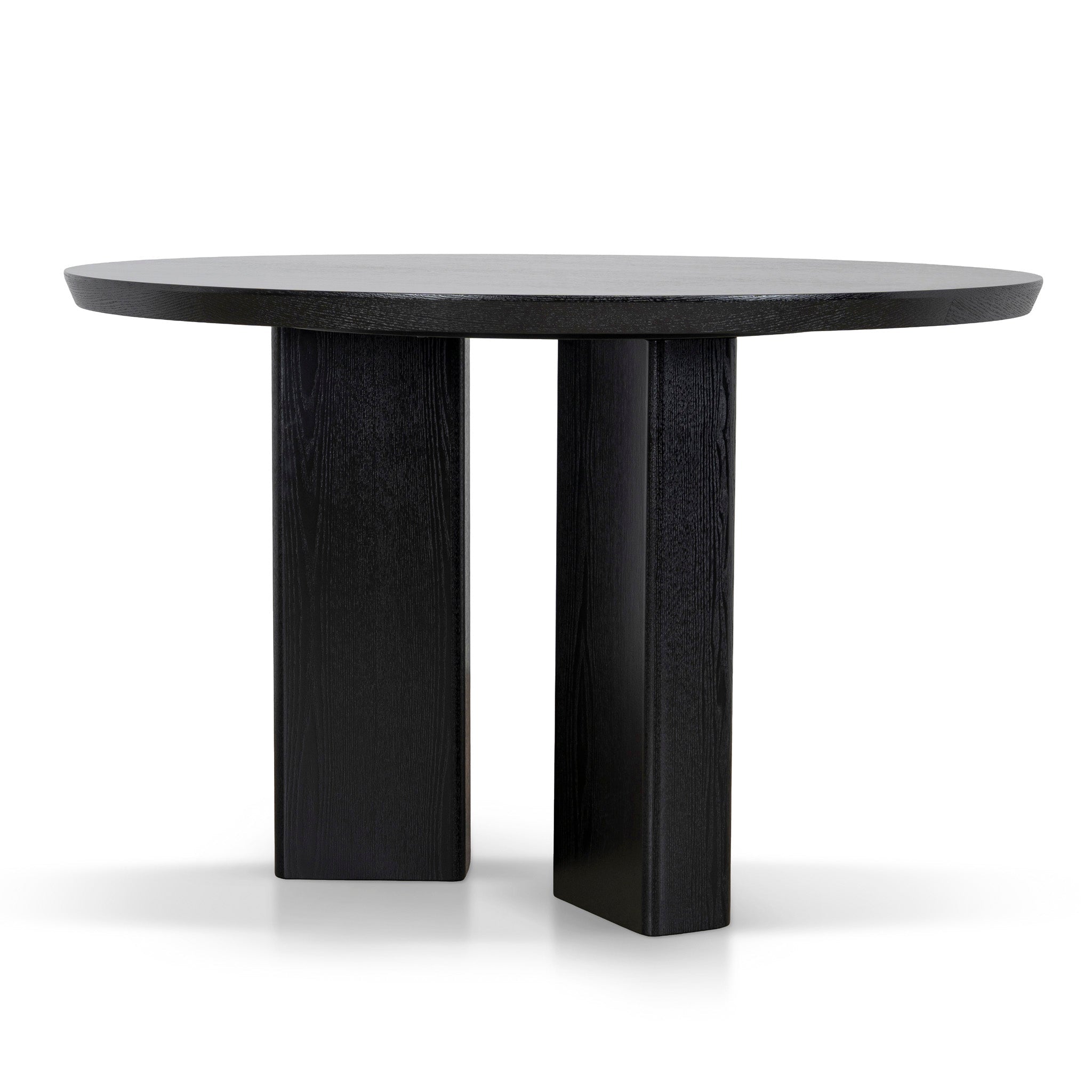 1.2m Round Siena Dining Table - Full Black