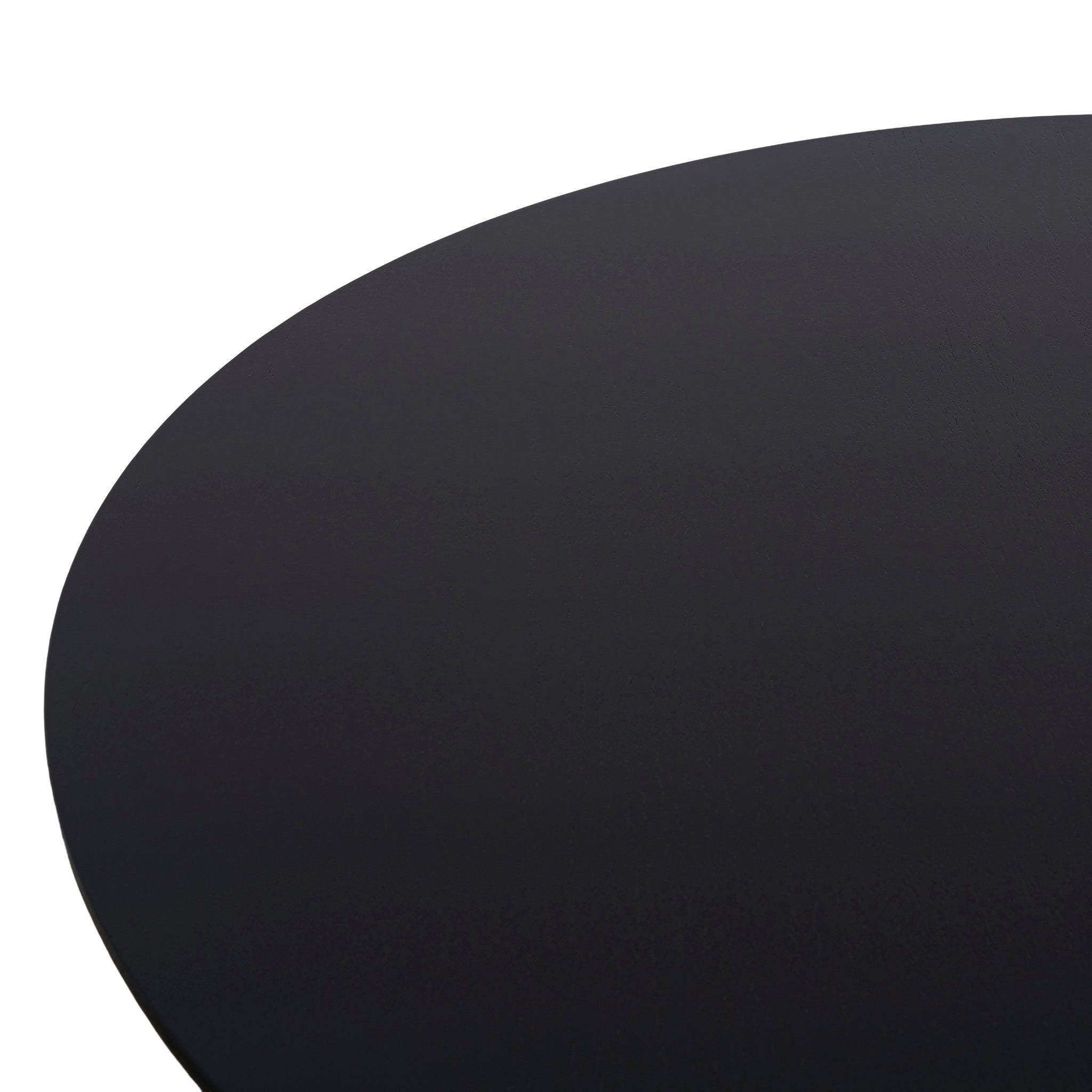 1.2m Round Siena Dining Table - Full Black