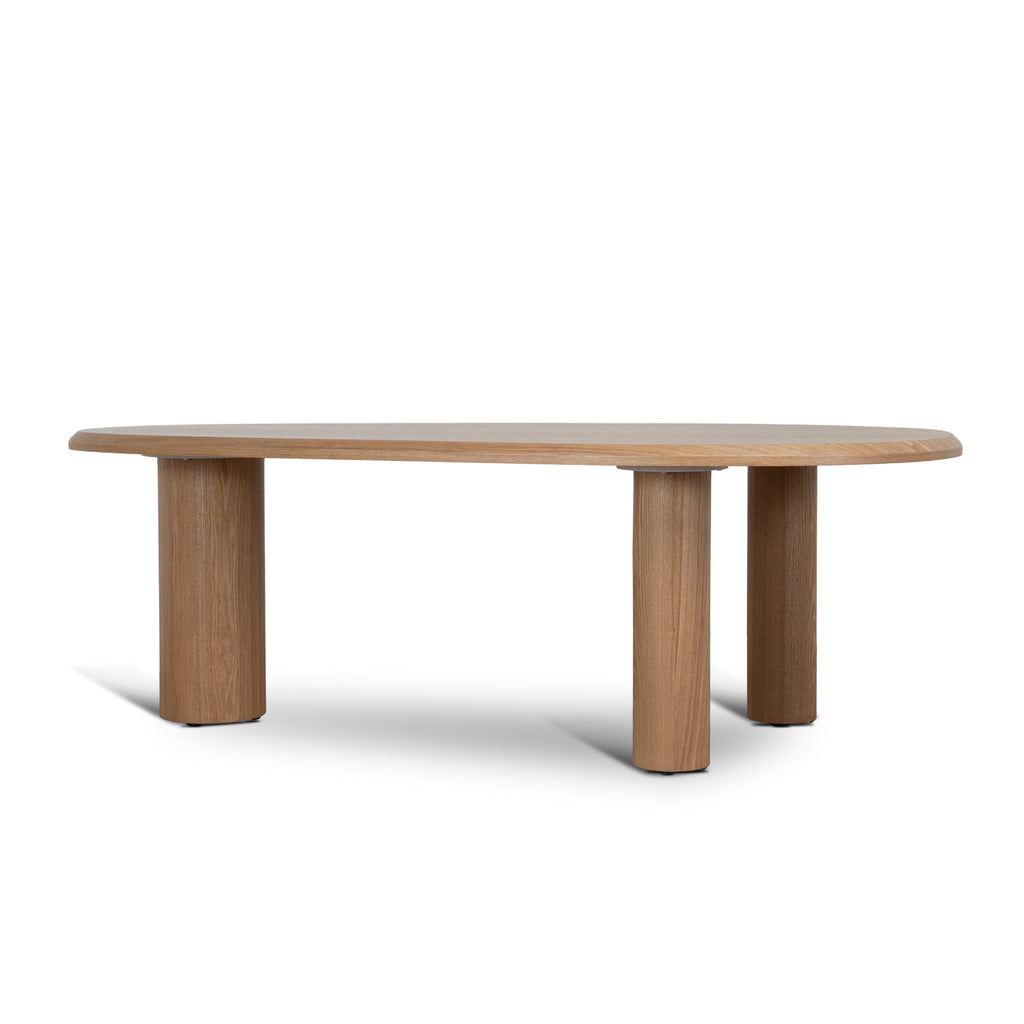 2.3m Oval Siena Dining Table - Natural