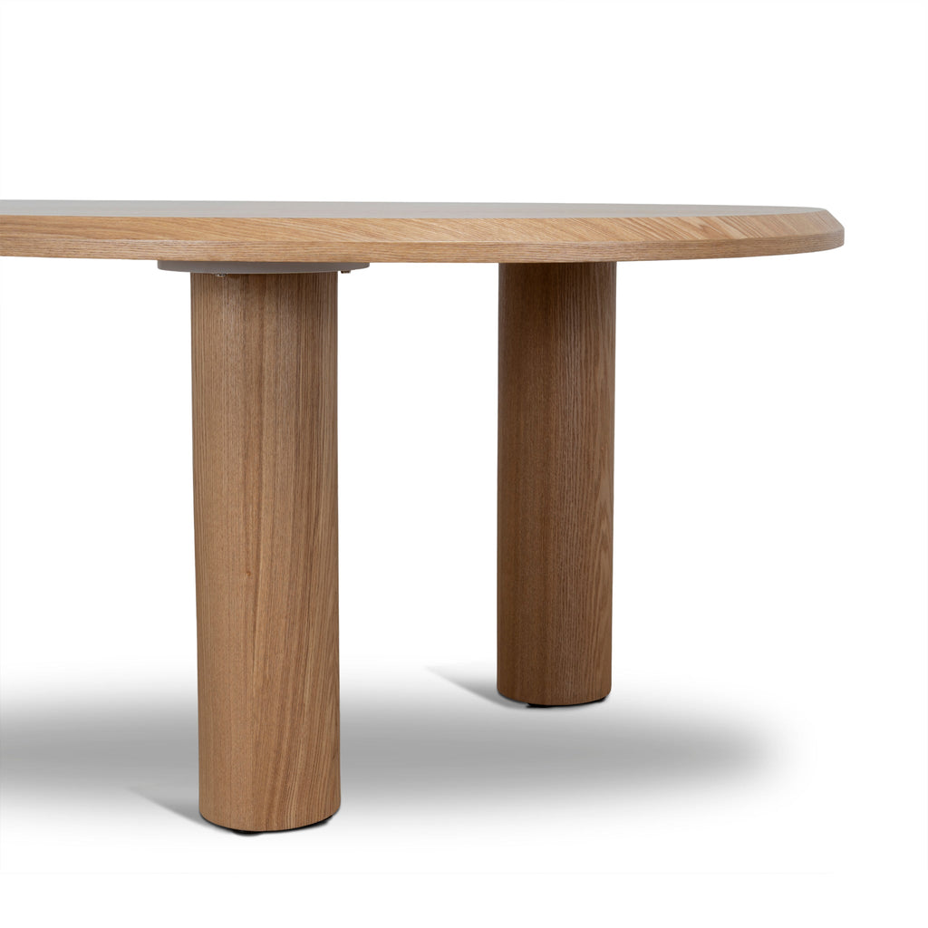 2.3m Oval Siena Dining Table - Natural