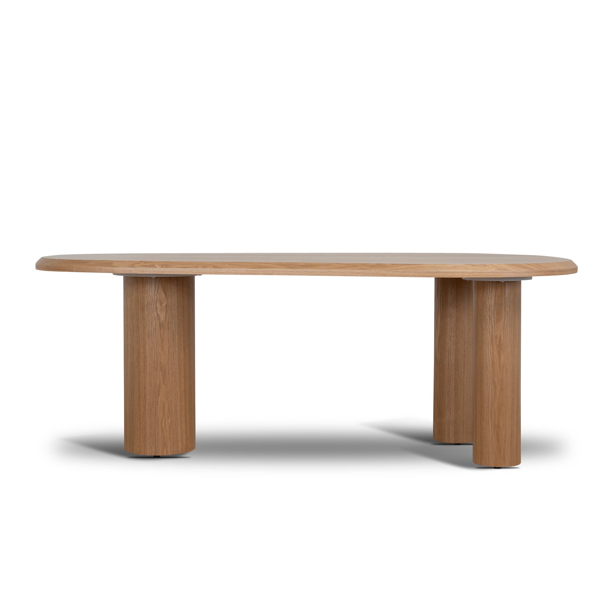2.1m Oval Siena Dining Table - Natural