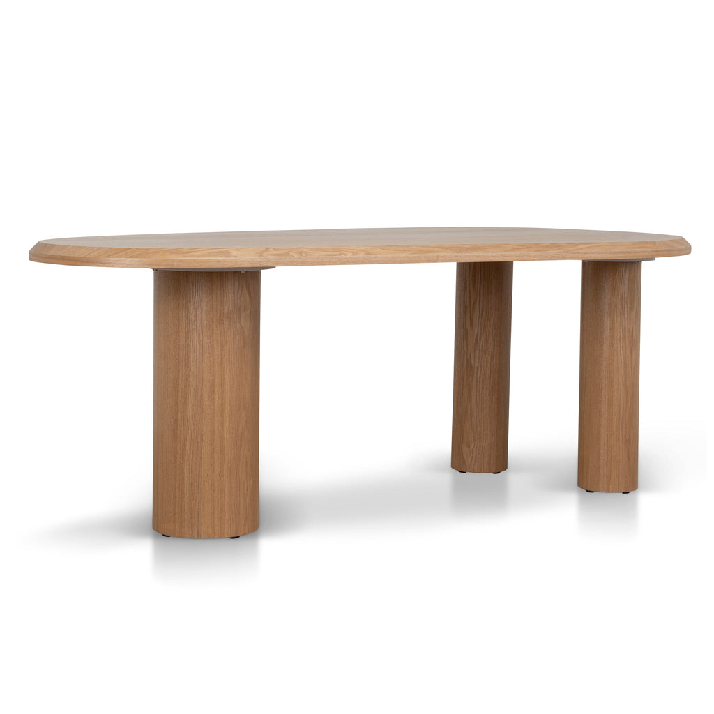 2.1m Oval Siena Dining Table - Natural
