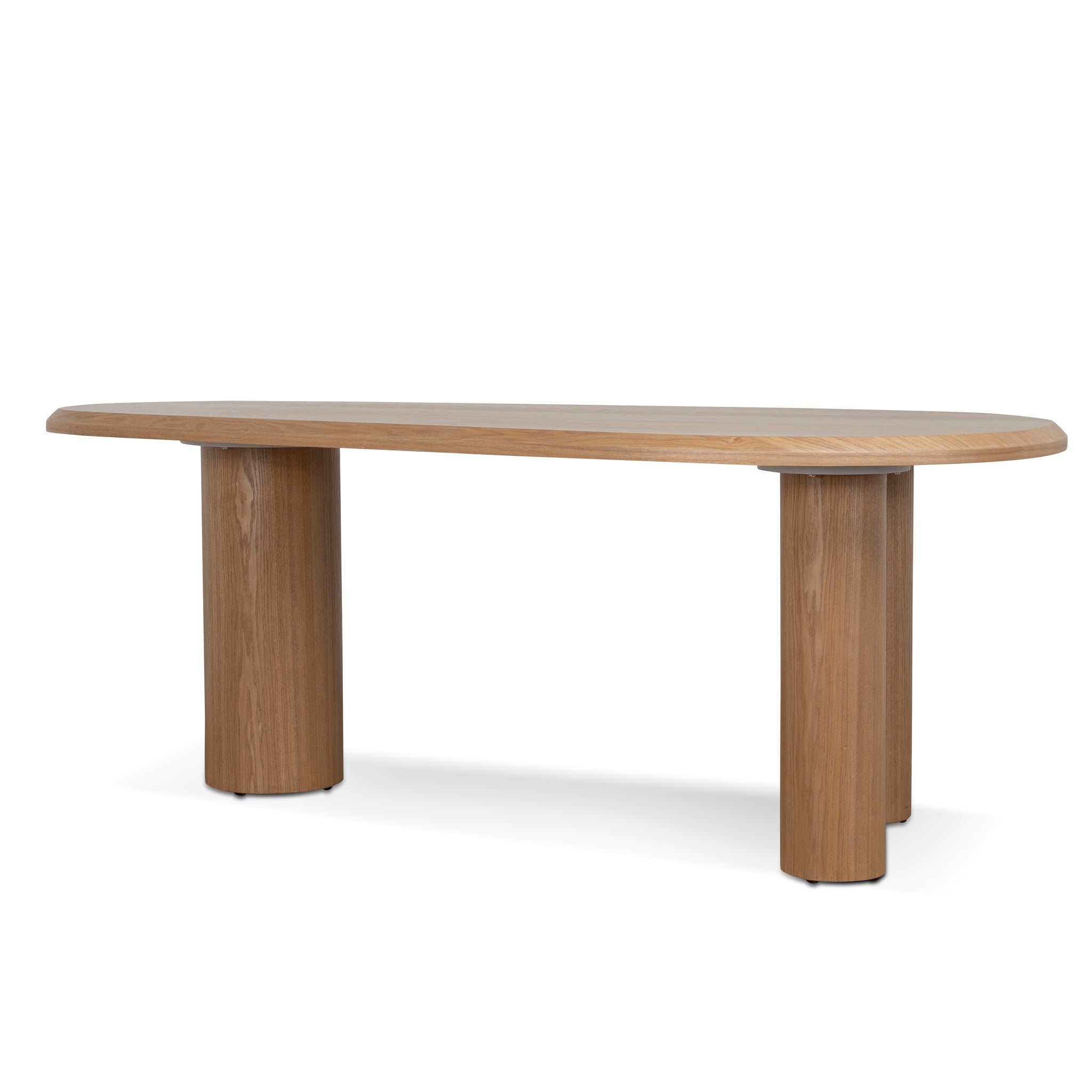 2.1m Oval Siena Dining Table - Natural