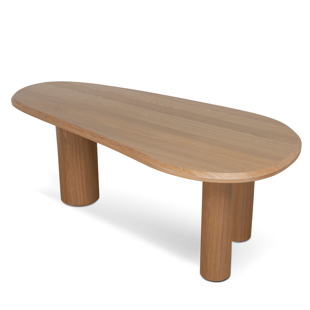 2.1m Oval Siena Dining Table - Natural
