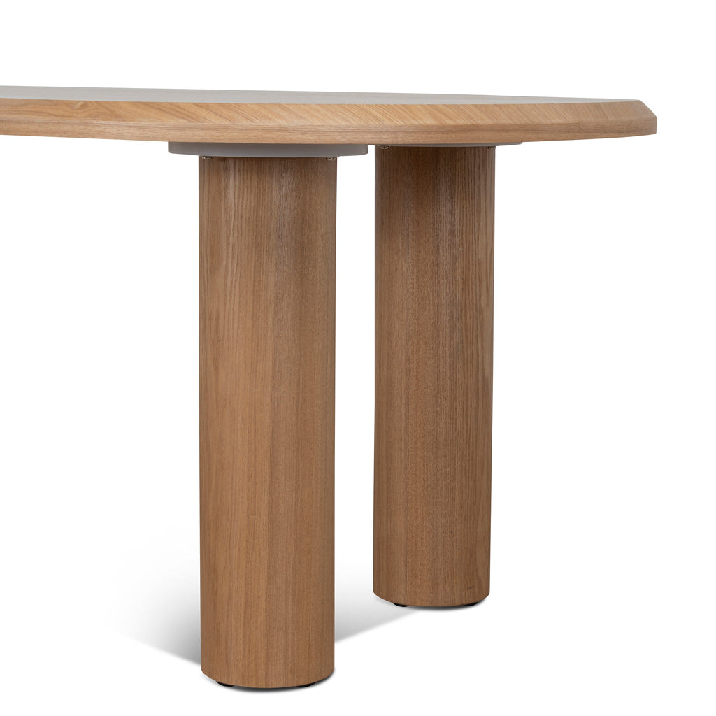 2.1m Oval Siena Dining Table - Natural