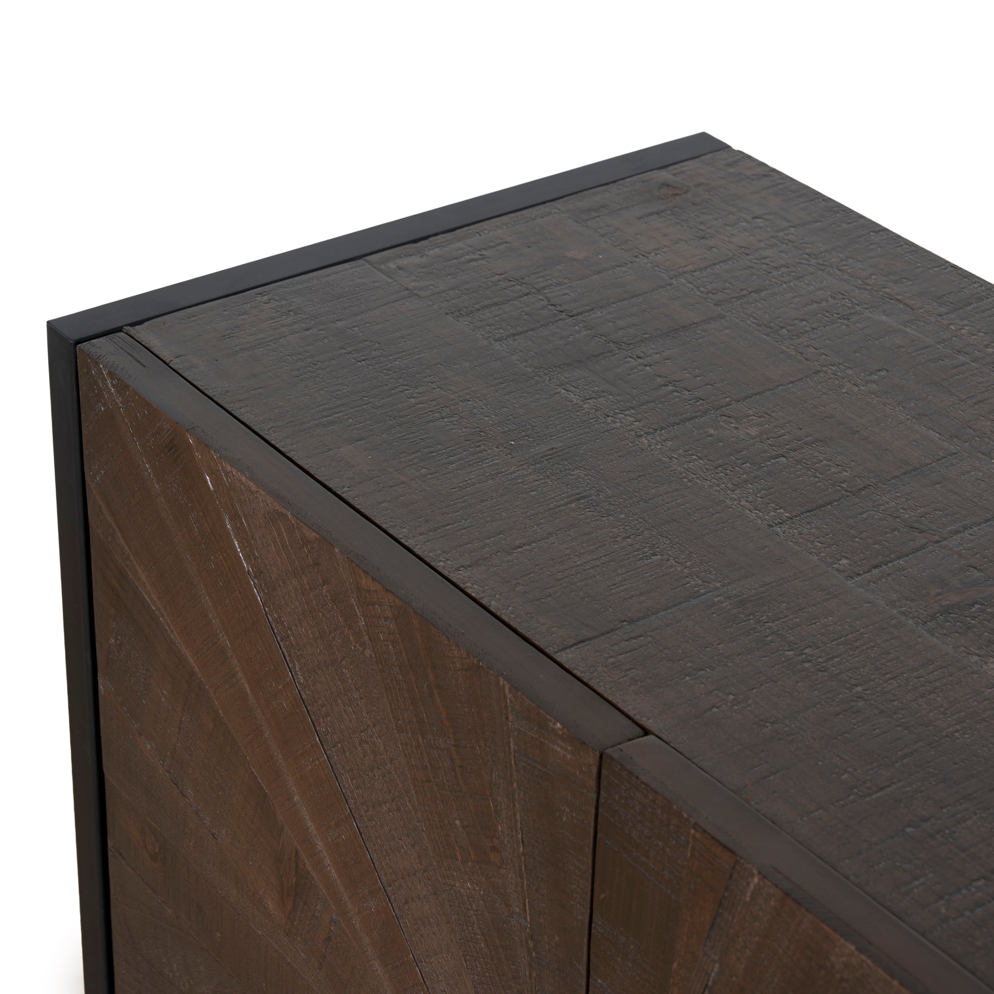 1.8m Wooden Modena Buffet Unit - Walnut