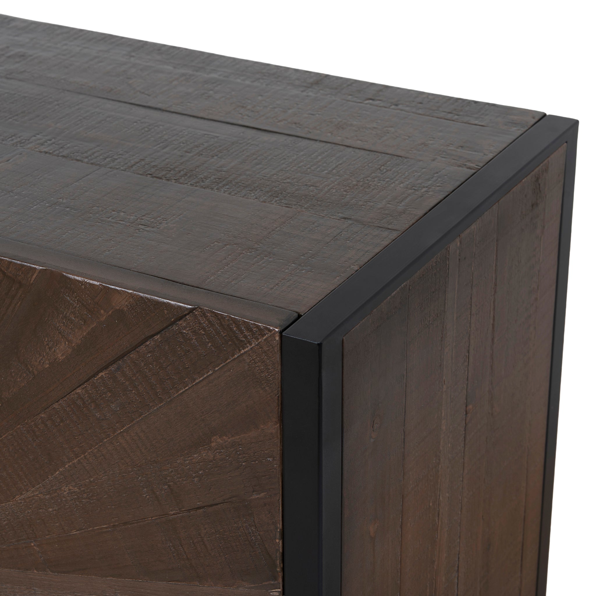 1.8m Wooden Modena Buffet Unit - Walnut