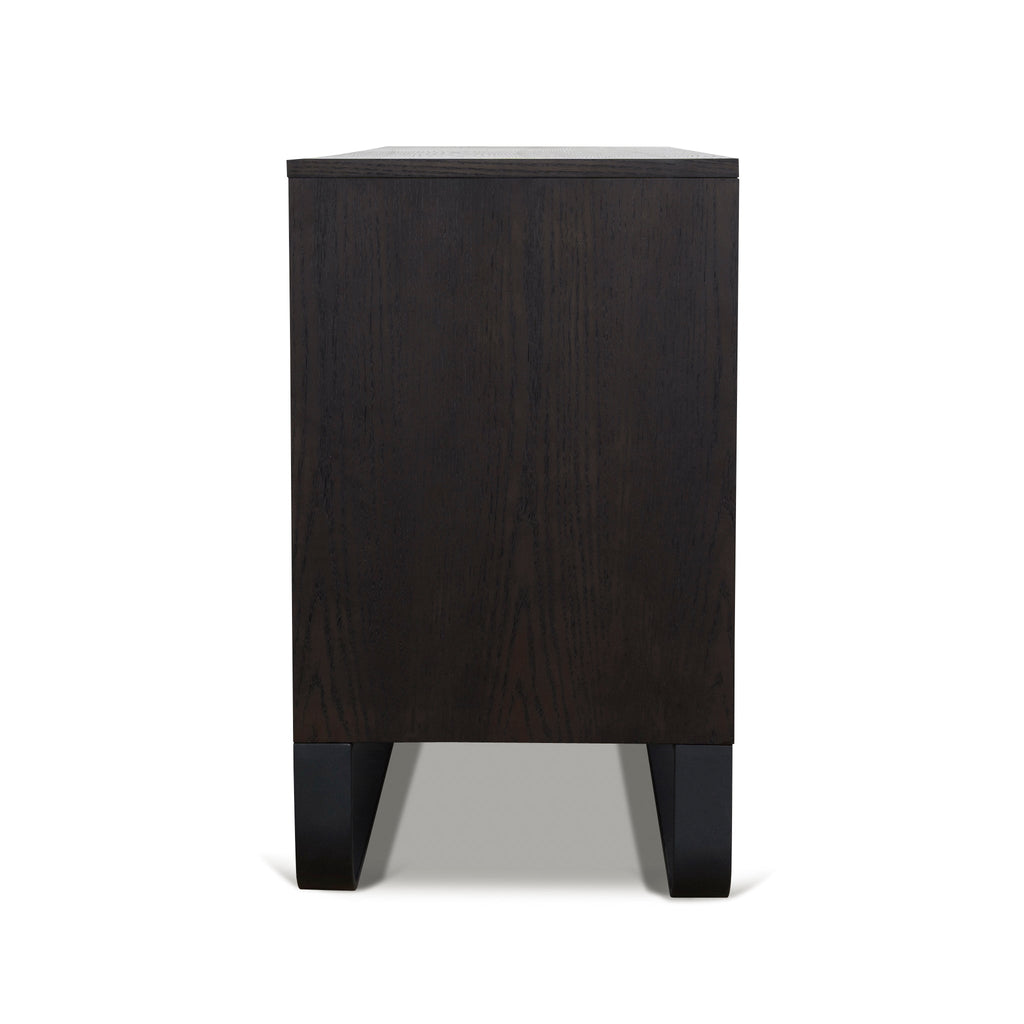 1.6m Padova Dresser Unit - Dark Walnut