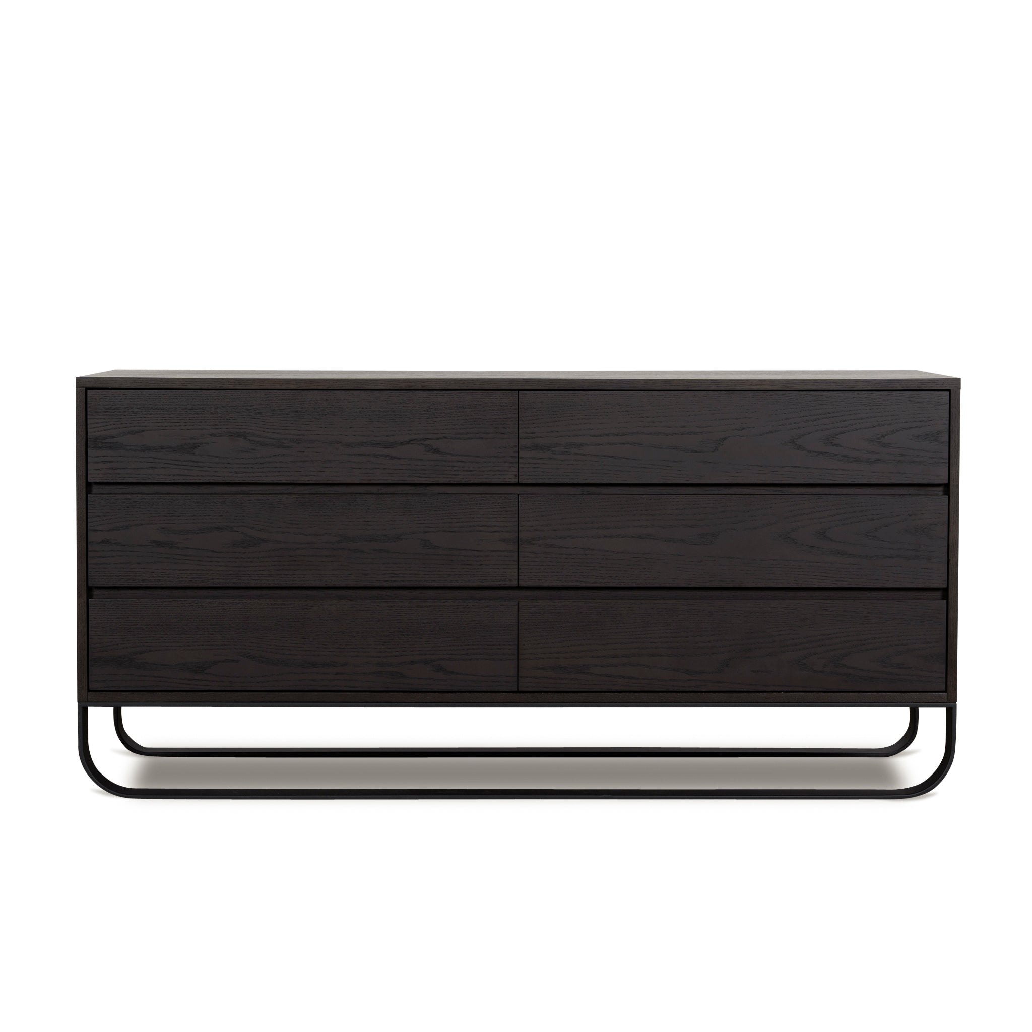 1.6m Padova Dresser Unit - Dark Walnut