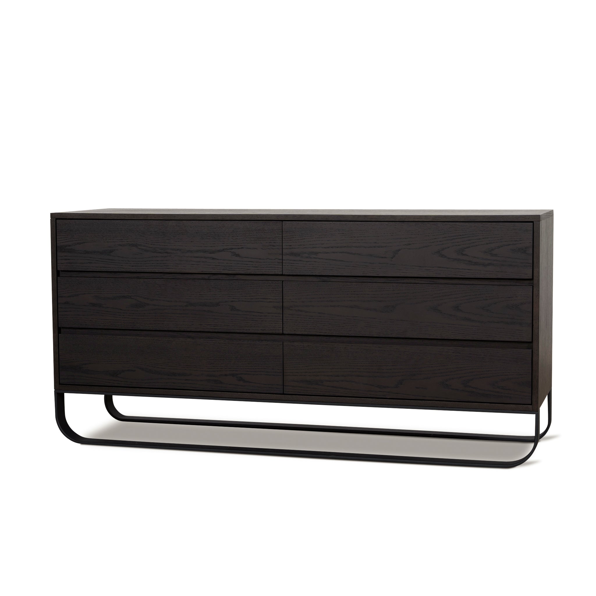 1.6m Padova Dresser Unit - Dark Walnut